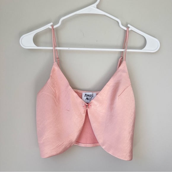 Princess Polly Tops - Princess Polly Shimmery Pink Butterfly Top